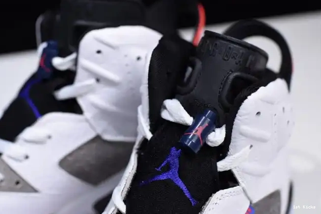 1st Kicks Shoes 6 Air Grey Jordan Flint CI3125-100 0503
